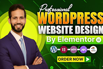 quick develop or revamp wordpress website, design or redesign or build wordpress