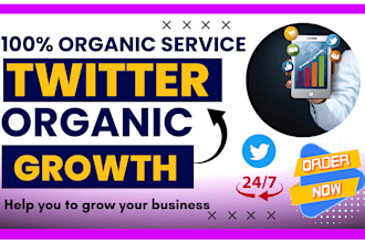 do fast twitter organic growth, management and marketing