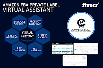 be your amazon fba private label  virtual assistant VA