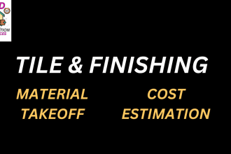 estimate tile and finishing for your bids