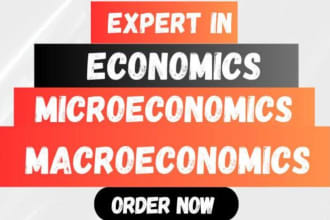 do your economics, microeconomics, and macroeconomics task
