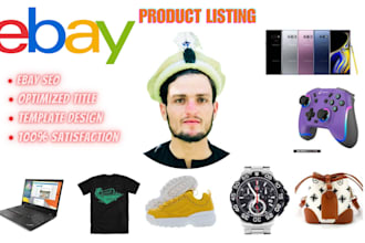 do ebay product listing, ebay seo listing, ebay lister