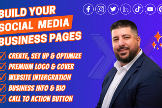 create social media pages for your business