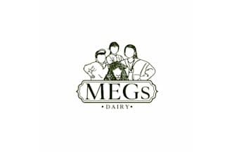 cool dairy family business logo design
