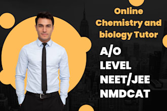 be your online expert chemistry and biology tutor