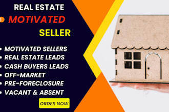 provide motivated sellers, cash buyers real estate leads with skip tracing