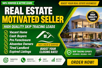 provide motivated seller leads using skip tracing