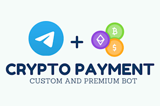 develop a telegram crypto or card payment bot