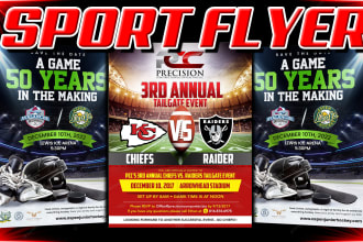 design awesome sport flyer event promotion tournament flyer club marketing