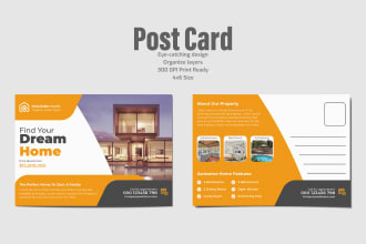 design promotional postcard and direct mail eddm