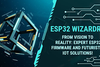 develop custom firmware for esp32,esp8266,other iot devices
