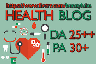 submit a guest post on a quality health blog