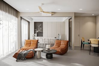render realistic interiors of apartment and villa