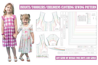 be your sewing pattern maker for infants, toddlers, and children