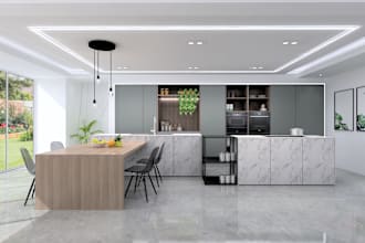 do kitchen design and rendering in compusoft winner