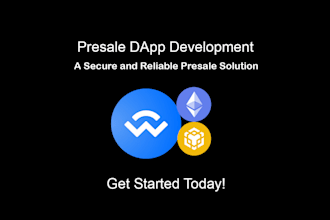 build a presale dapp website for your project