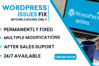 fix anytype of bugs troubleshoot errors problem on wordpress website