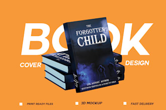 do professional book cover design, ebook cover,amazon kindle, paperback cover