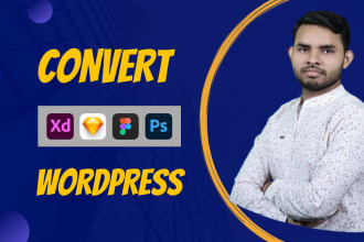 convert figma to wordpress, psd to wordpress using elementor