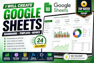 make spreadsheet templates dashboard pivot table graph chart