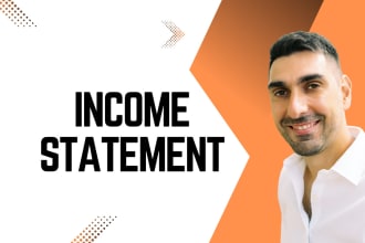provide income statement balance sheet and profit and loss