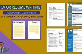 design CV or resume as per europe USA  canada, asian format