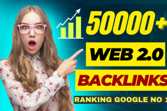 build 50k web 2 0 backlinks