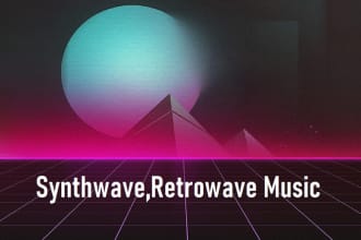 organic synthwave, retrowave music promotion to increase monthly listeners