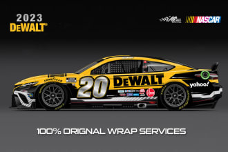 do exclusive car wrap, racing car wrap, livery racing car wrap