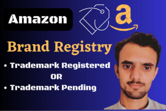 do amazon brand registry with pending trademark in any country