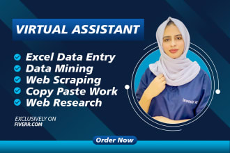 do excel data entry jobs, copy paste work, and data collection