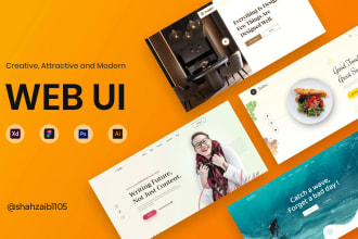 website ui design, dashboard, mobile app ui ux design