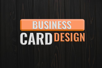 provide professional business card design services