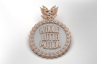 design custom hip hop jewelry 3d models of any complexity