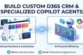 build custom d365 CRM and specialized copilot agents