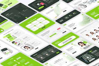 do a minimal website UI UX design or landing page UI design
