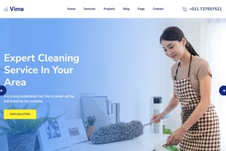 design any cleaning service website with booking koala, booking koala website