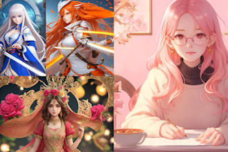 create stunning ai generated art, ai midjourney art, ai anime images