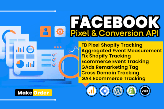 fix facebook pixel, shopify tracking, conversion API