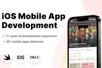 be your ios mobile app development expert using swift or objective c