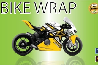 do professional motorcycle wrap, mx bike, sports bikes and vehicle wrap
