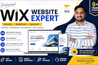 design or redesign a professional wix website or wix studio site
