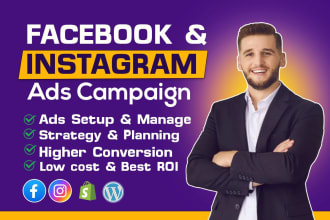 set up a facebook ads campaign, fb advertising with instagram ads