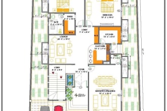 be your architect, drafting  2d floor plan blueprints