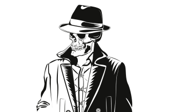 create black and white vector illustrations