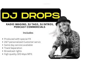 produce sexy french female dj drops
