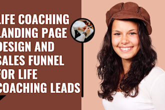 design highly converting life coaching landing page coaching sales funnel