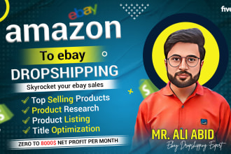 do expert amazon to ebay dropshipping service for profitable sales