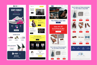 design custom mailchimp email template newsletter