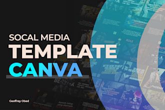 create premium editable canva templates and instagram post design